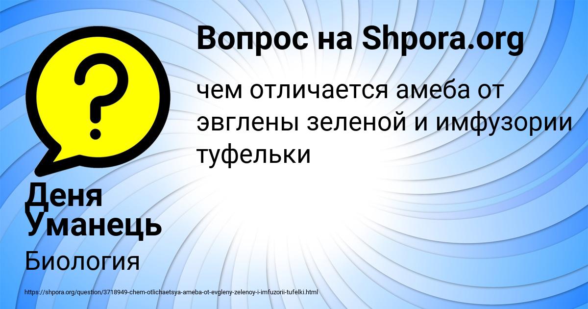Картинка с текстом вопроса от пользователя Деня Уманець