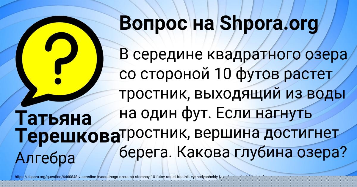 Картинка с текстом вопроса от пользователя Ульнара Петренко