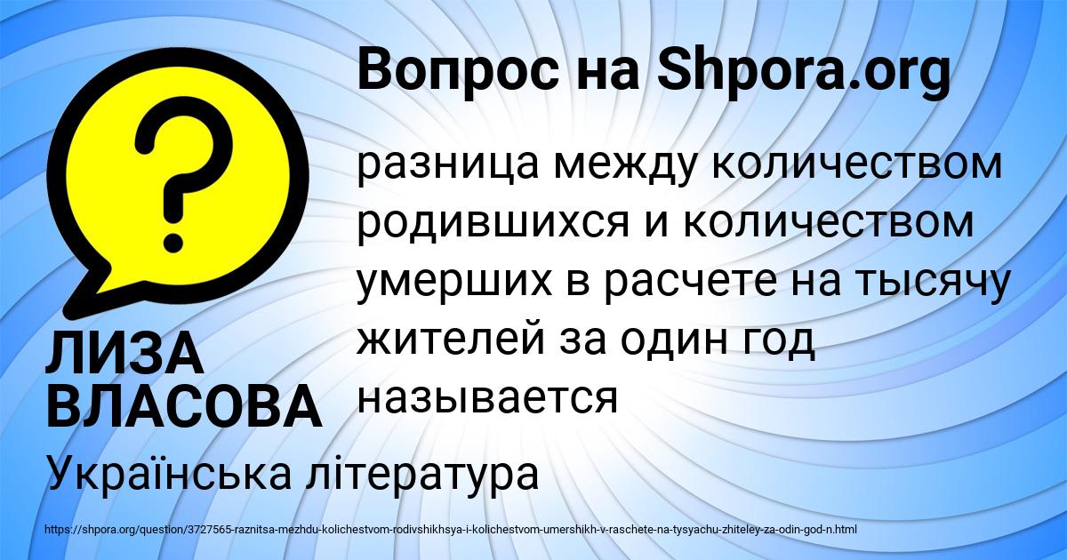 Картинка с текстом вопроса от пользователя ЛИЗА ВЛАСОВА