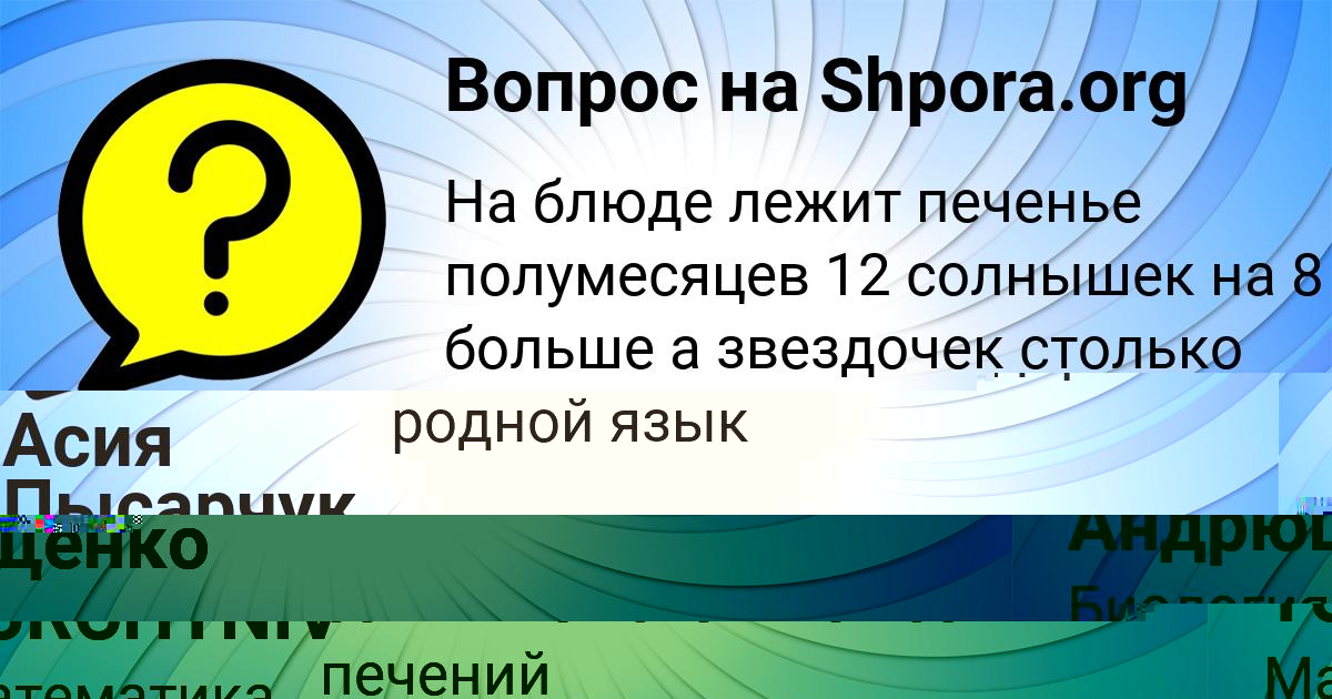 Картинка с текстом вопроса от пользователя ANGELINA TURCHYNIV