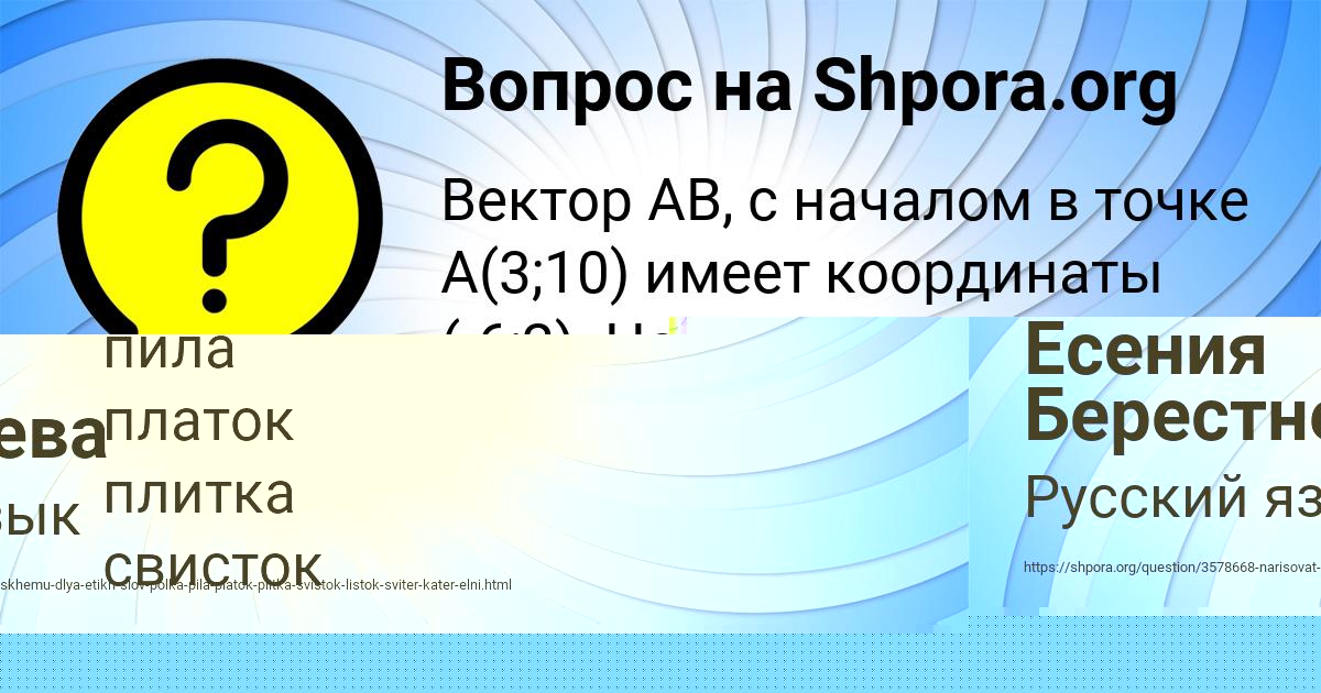 Картинка с текстом вопроса от пользователя Ника Волошын