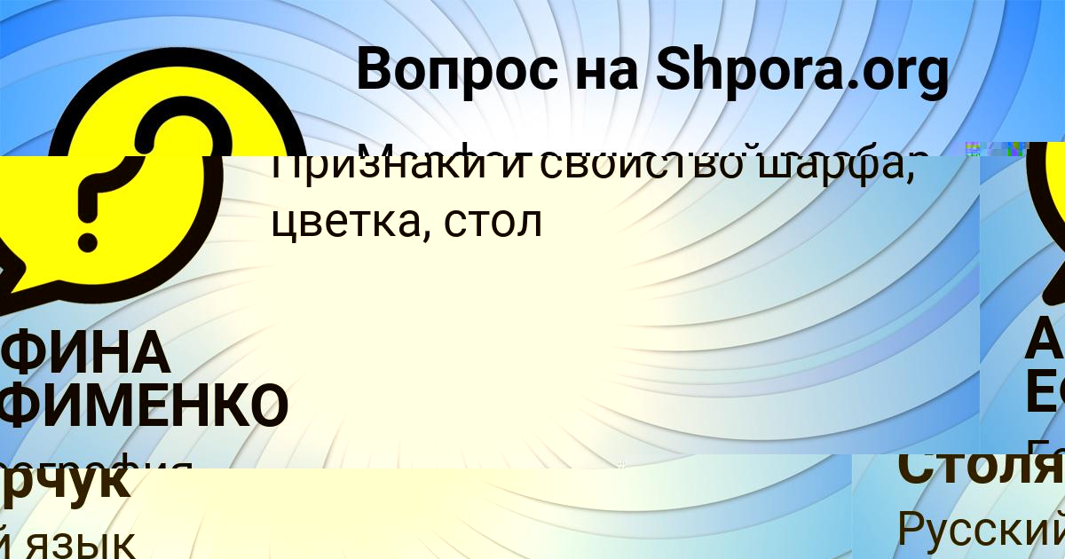 Картинка с текстом вопроса от пользователя Камила Столярчук
