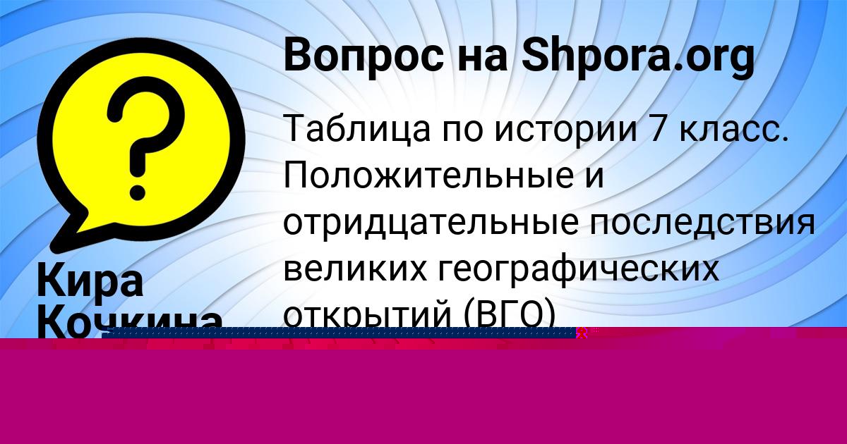 Картинка с текстом вопроса от пользователя Милена Александровская