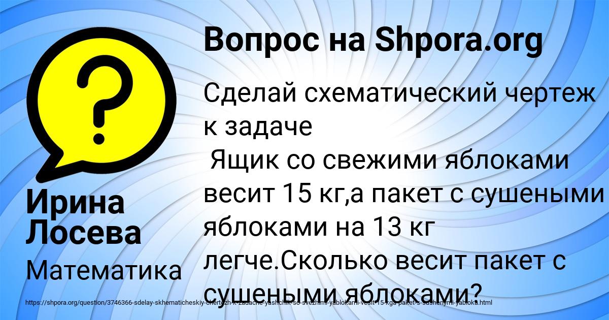 Картинка с текстом вопроса от пользователя Ирина Лосева