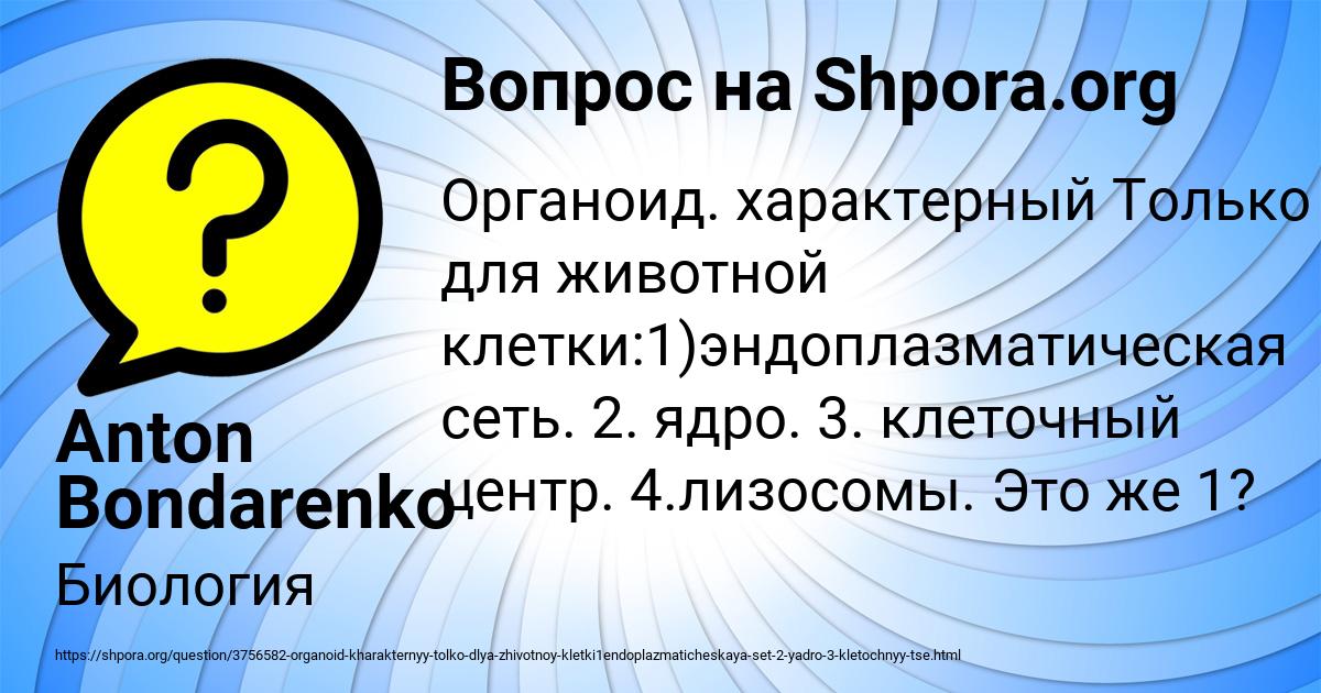 Картинка с текстом вопроса от пользователя Anton Bondarenko