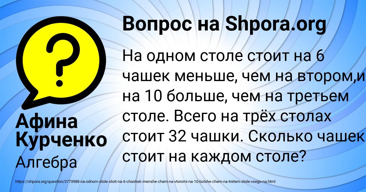 Картинка с текстом вопроса от пользователя Афина Курченко