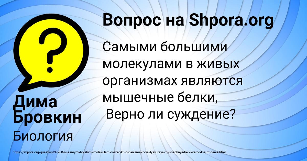 Картинка с текстом вопроса от пользователя Дима Бровкин