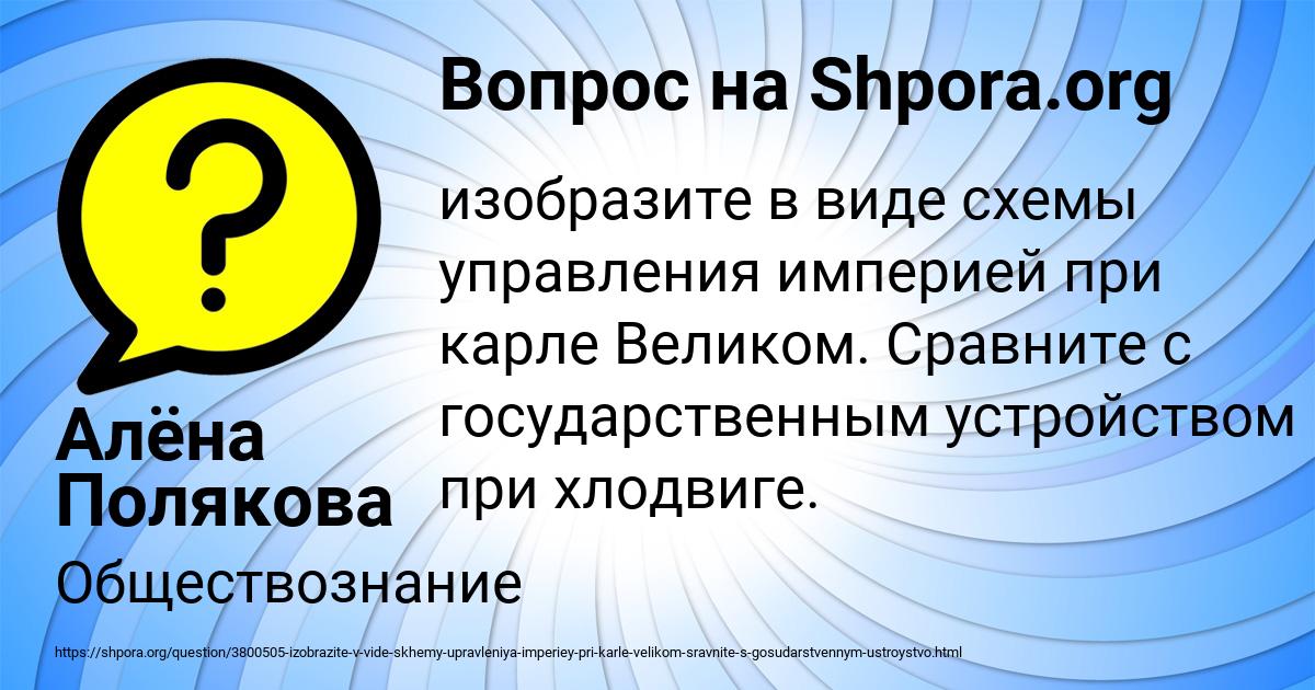 Картинка с текстом вопроса от пользователя Алёна Полякова