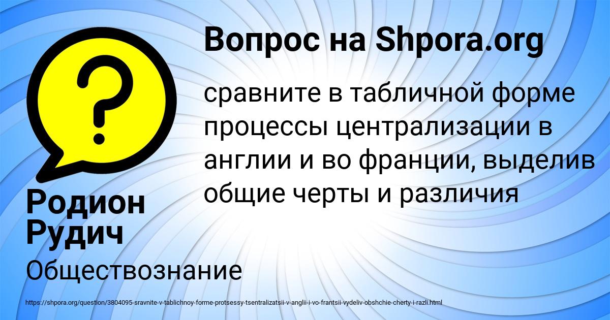 Картинка с текстом вопроса от пользователя Родион Рудич