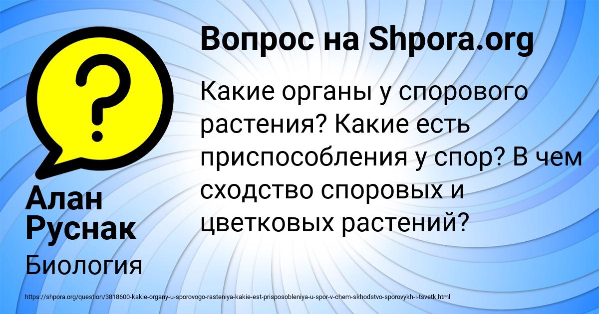 Картинка с текстом вопроса от пользователя Алан Руснак
