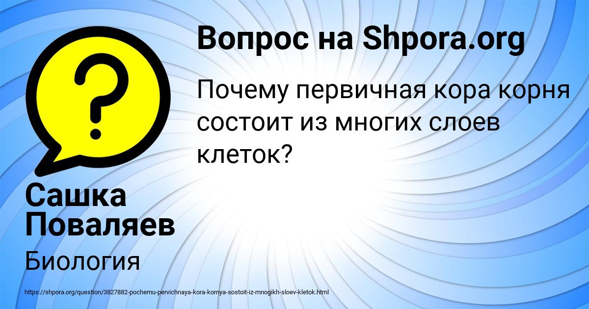 Картинка с текстом вопроса от пользователя Сашка Поваляев