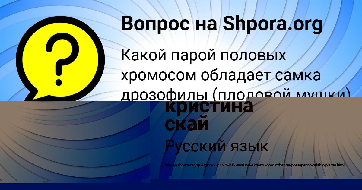 Картинка с текстом вопроса от пользователя кристина скай