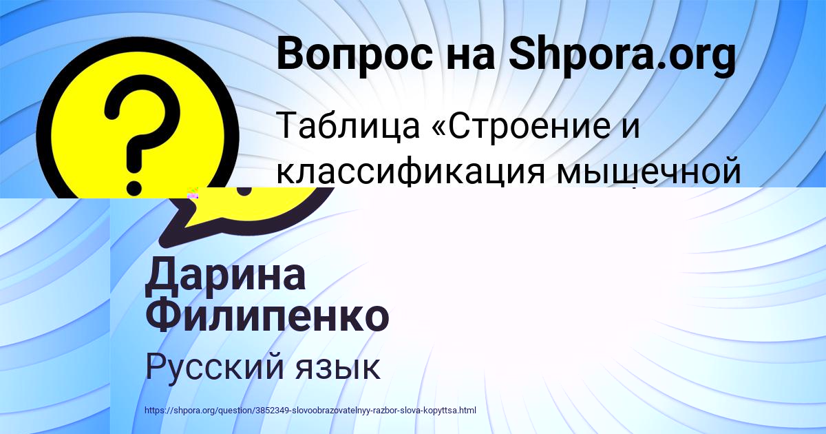 Картинка с текстом вопроса от пользователя Дарина Филипенко