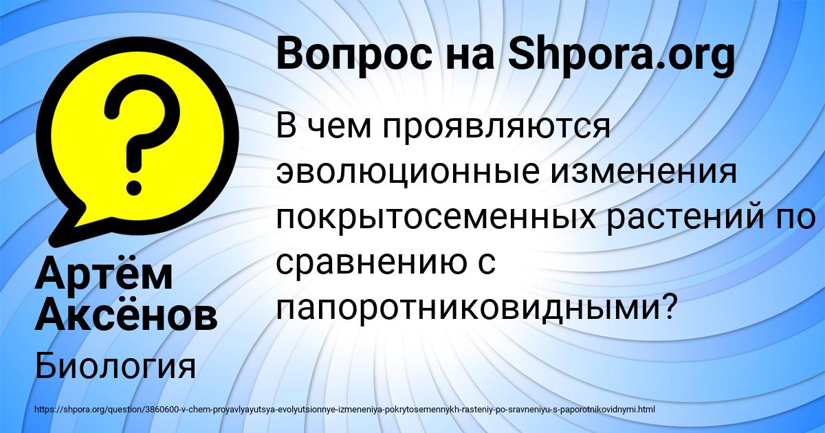 Картинка с текстом вопроса от пользователя Артём Аксёнов