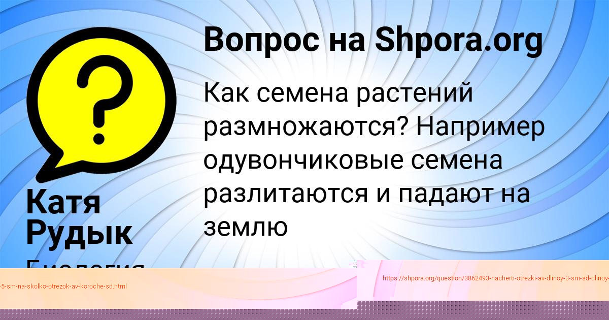 Картинка с текстом вопроса от пользователя Настя Сергеенко