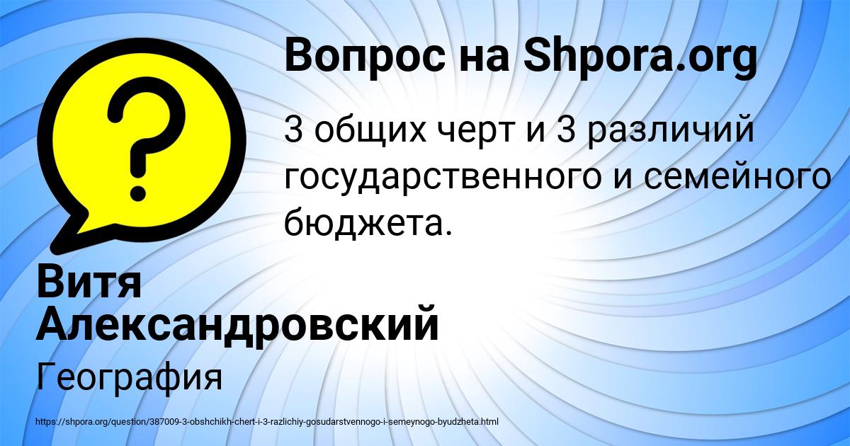 Картинка с текстом вопроса от пользователя Витя Александровский