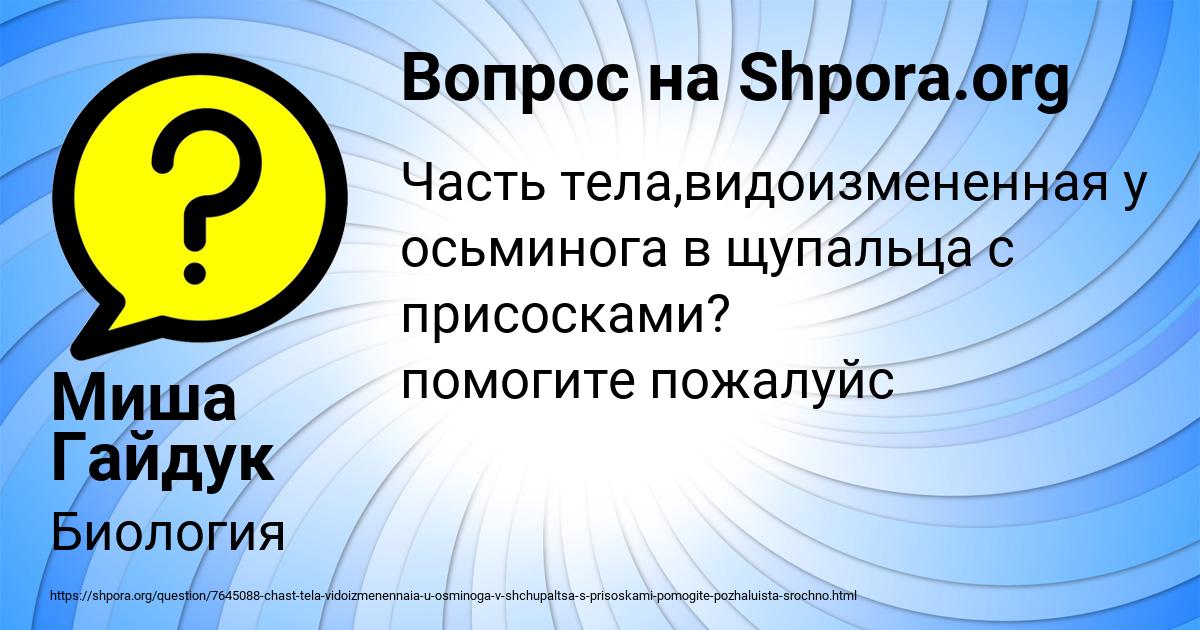 Картинка с текстом вопроса от пользователя ЕЛИСЕЙ ФИЛИПЕНКО