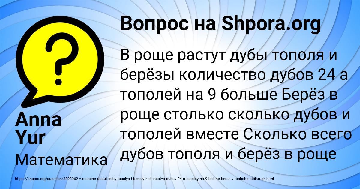 Картинка с текстом вопроса от пользователя Anna Yur