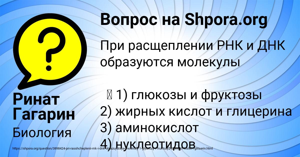 Картинка с текстом вопроса от пользователя Ринат Гагарин