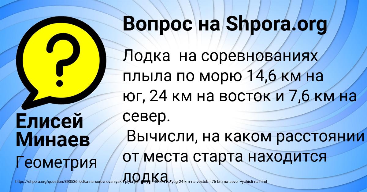 Лодка на соревнованиях плыла по морю