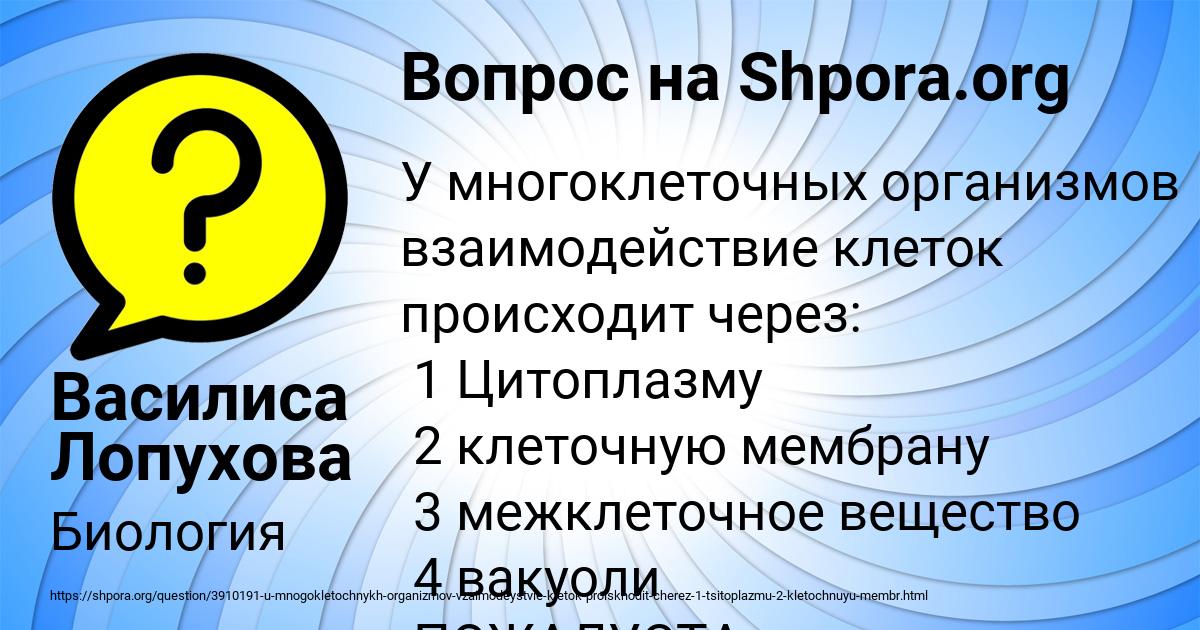 Картинка с текстом вопроса от пользователя Василиса Лопухова