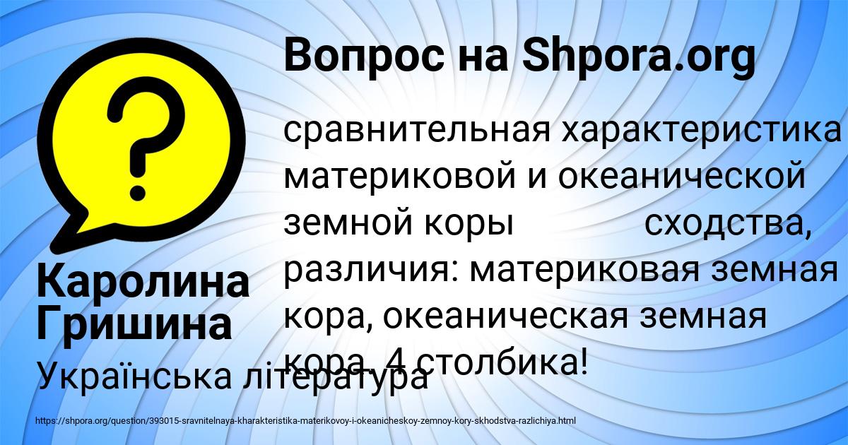 Картинка с текстом вопроса от пользователя Каролина Гришина