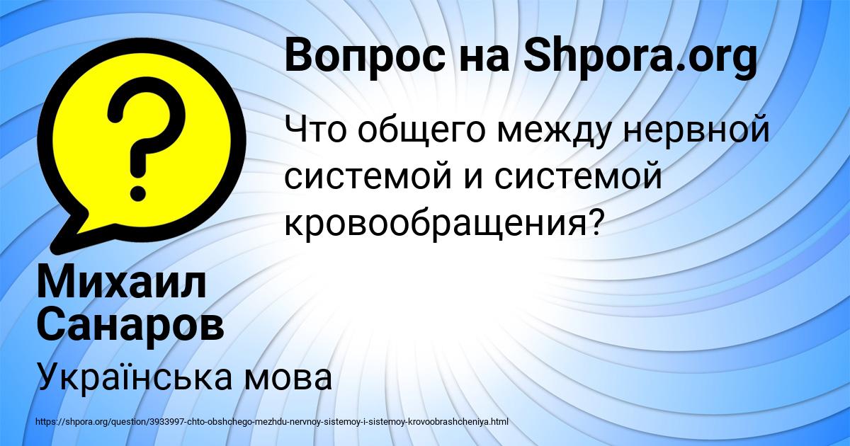 Картинка с текстом вопроса от пользователя Михаил Санаров