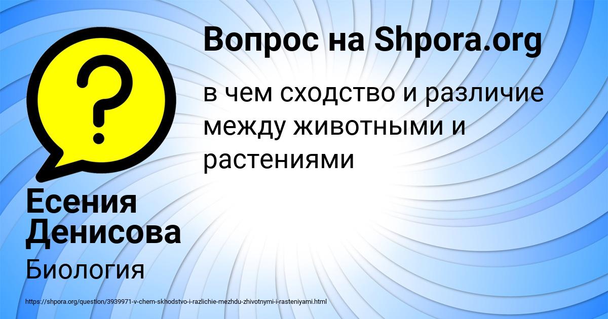 Картинка с текстом вопроса от пользователя Есения Денисова