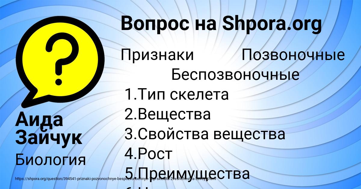 Картинка с текстом вопроса от пользователя Аида Зайчук