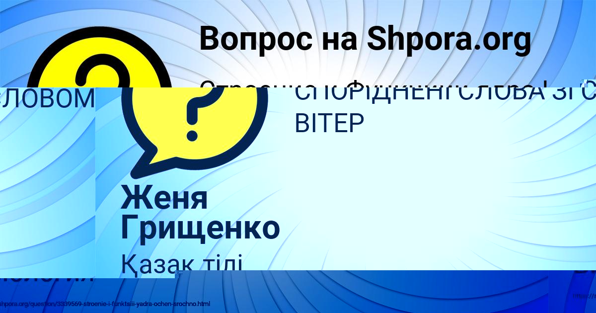 Картинка с текстом вопроса от пользователя Женя Грищенко
