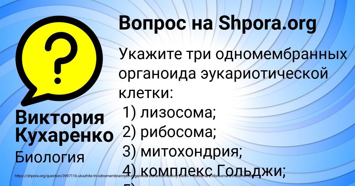Картинка с текстом вопроса от пользователя Виктория Кухаренко