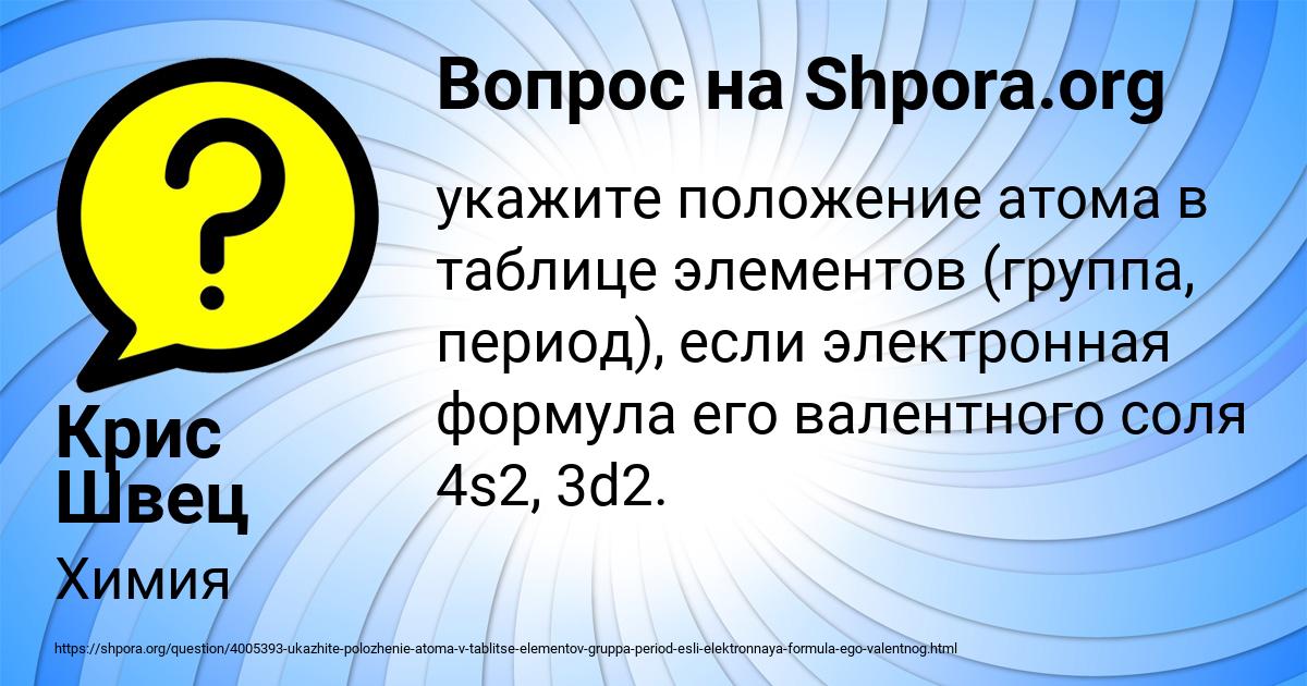 Картинка с текстом вопроса от пользователя Крис Швец