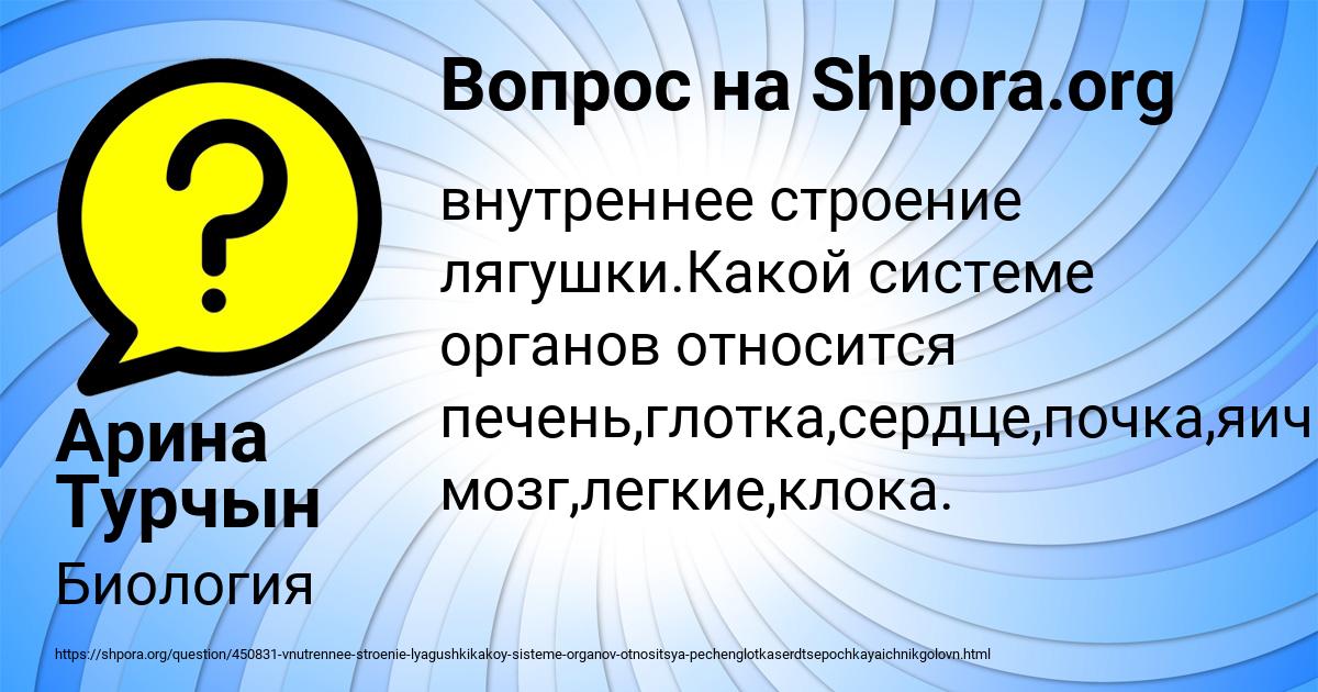 Картинка с текстом вопроса от пользователя Арина Турчын