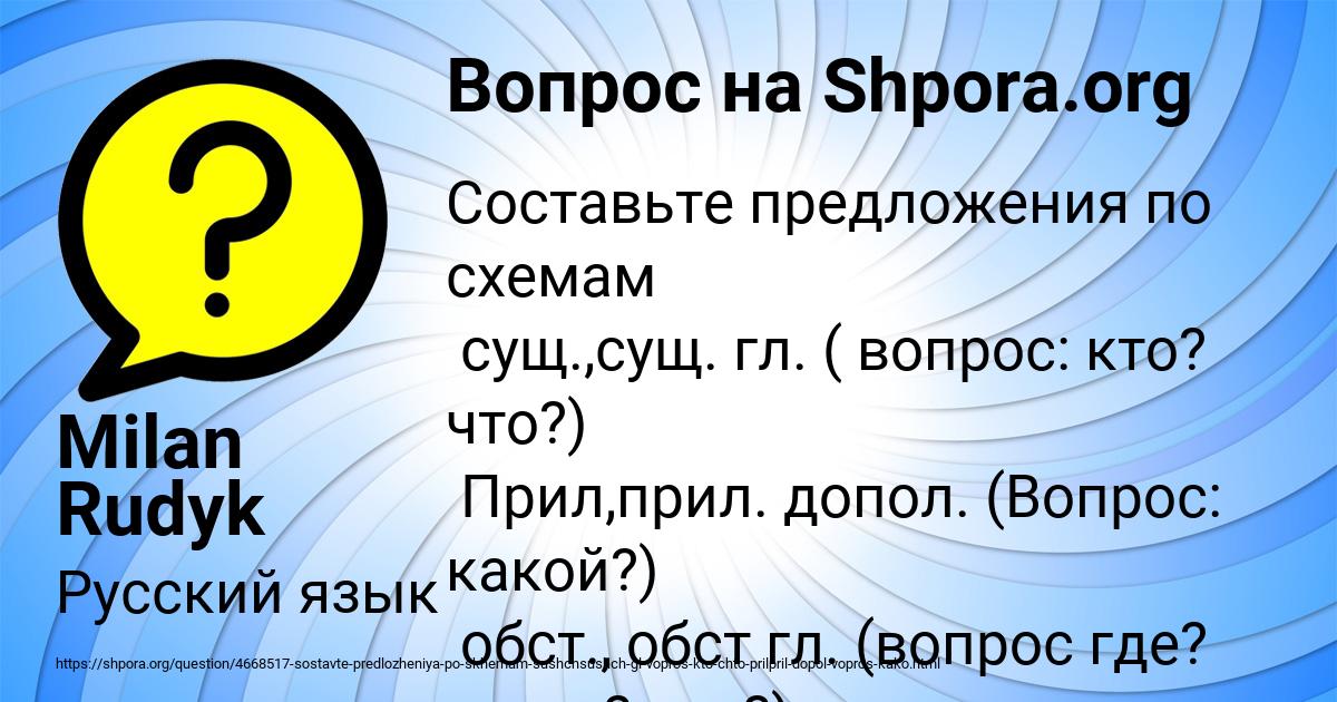 Картинка с текстом вопроса от пользователя Milan Rudyk