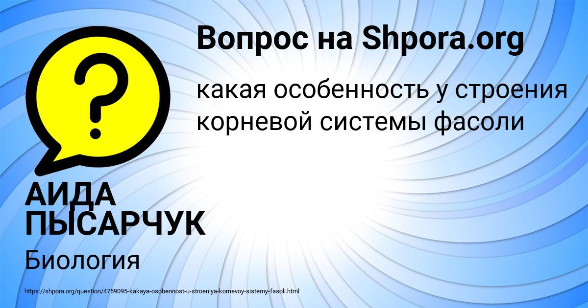 Картинка с текстом вопроса от пользователя АИДА ПЫСАРЧУК