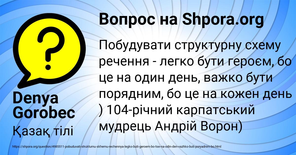 Картинка с текстом вопроса от пользователя Denya Gorobec