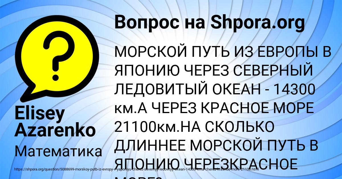 Картинка с текстом вопроса от пользователя Elisey Azarenko