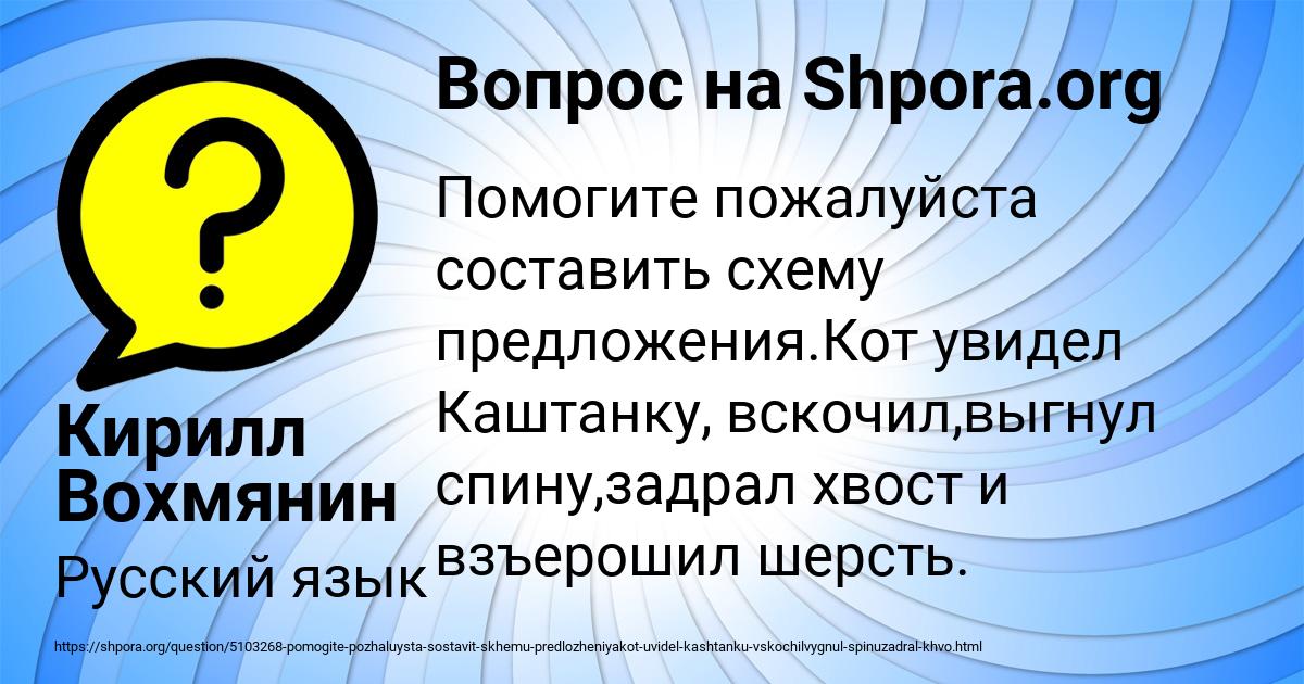 Картинка с текстом вопроса от пользователя Кирилл Вохмянин