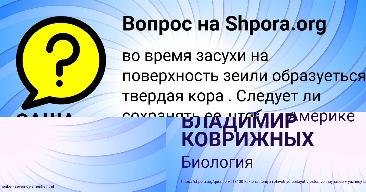 Картинка с текстом вопроса от пользователя ВЛАДИМИР КОВРИЖНЫХ