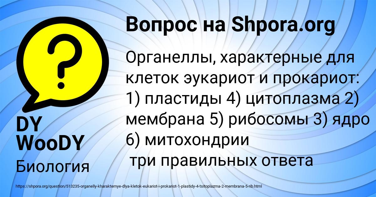 Картинка с текстом вопроса от пользователя DY WooDY