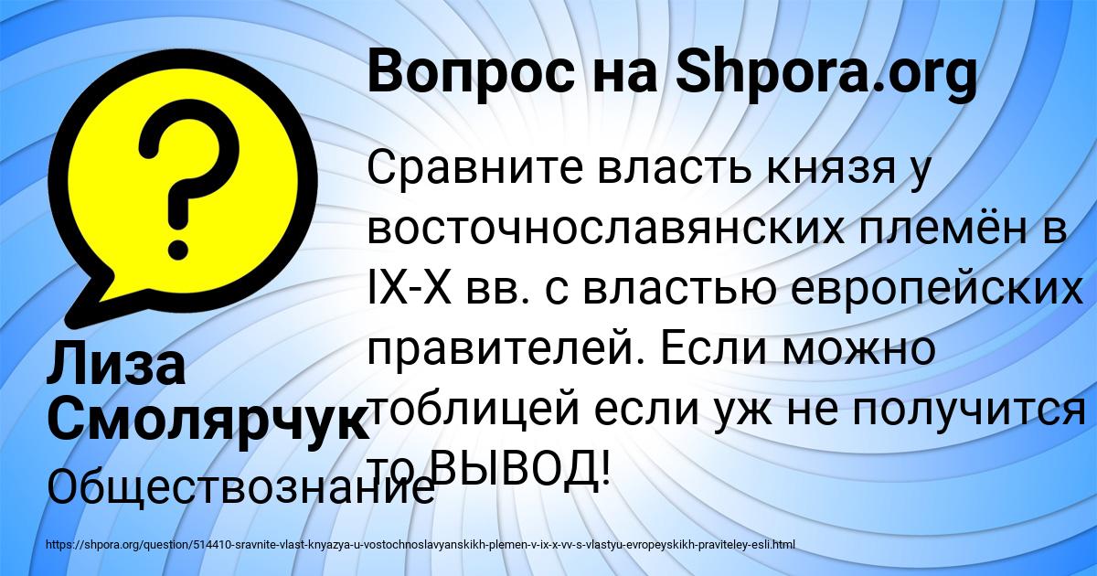Картинка с текстом вопроса от пользователя Лиза Смолярчук