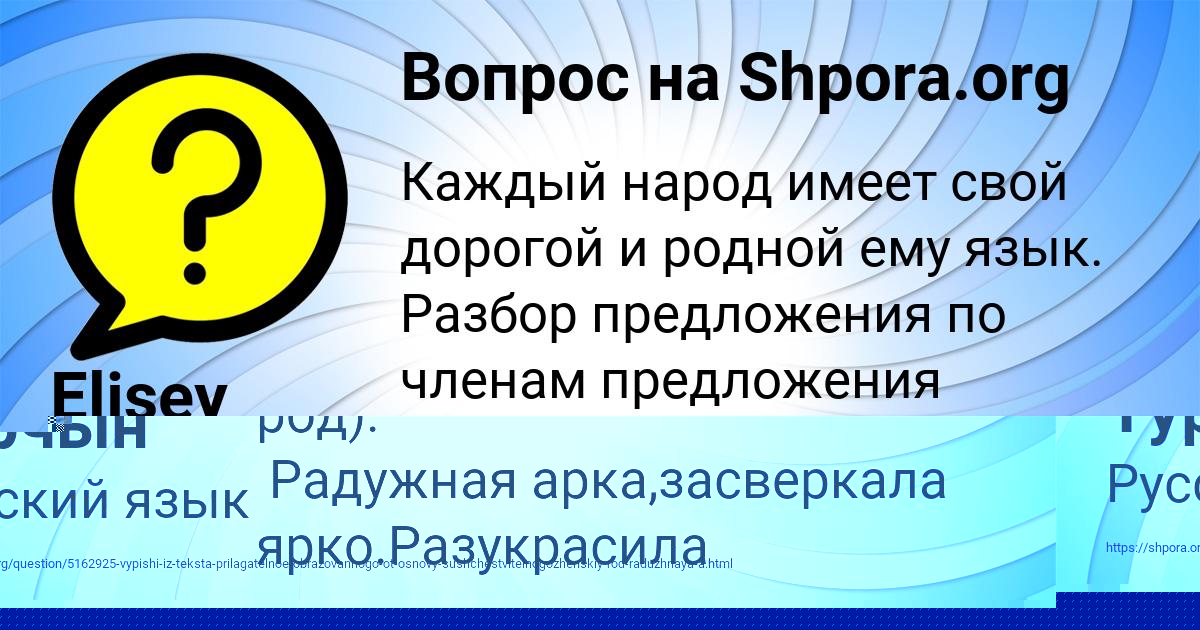 Картинка с текстом вопроса от пользователя Поля Турчын
