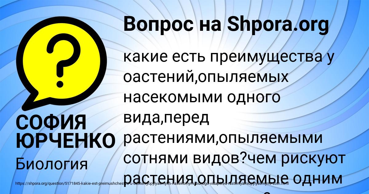 Картинка с текстом вопроса от пользователя СОФИЯ ЮРЧЕНКО
