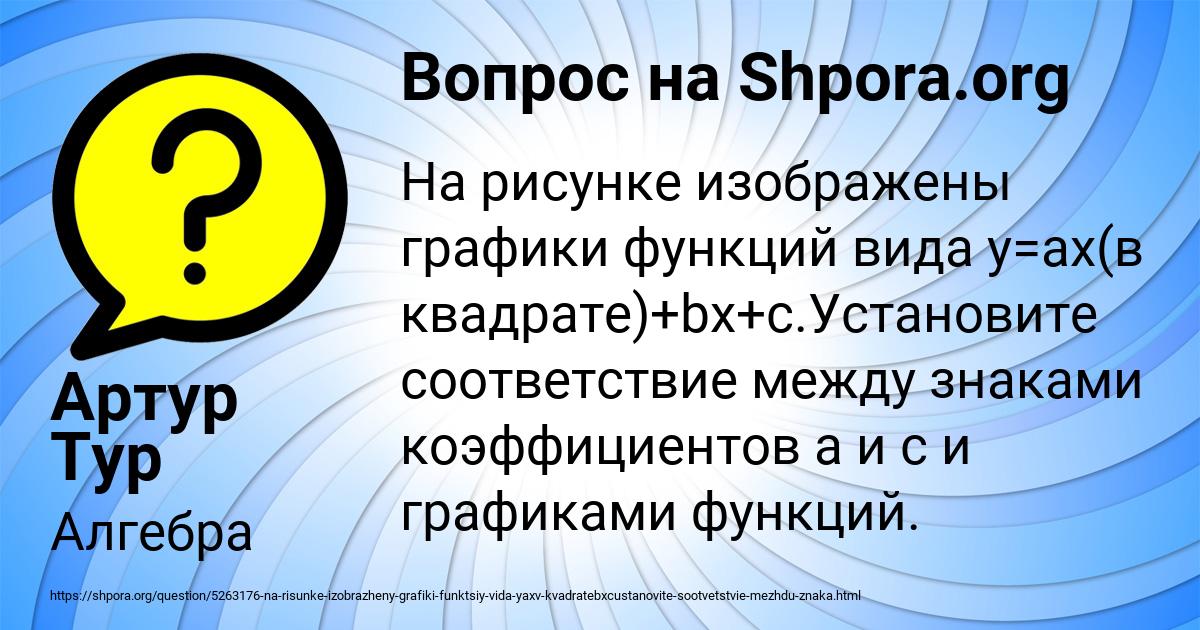 Картинка с текстом вопроса от пользователя Артур Тур