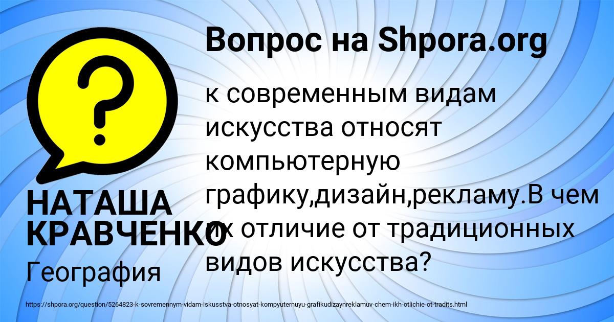 Картинка с текстом вопроса от пользователя НАТАША КРАВЧЕНКО