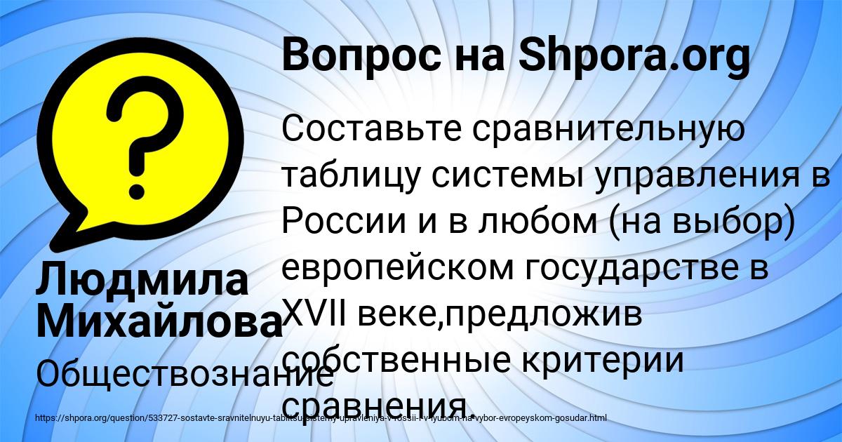 Картинка с текстом вопроса от пользователя Людмила Михайлова