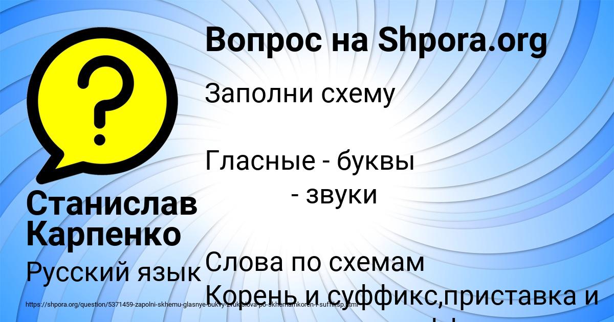 Картинка с текстом вопроса от пользователя Станислав Карпенко