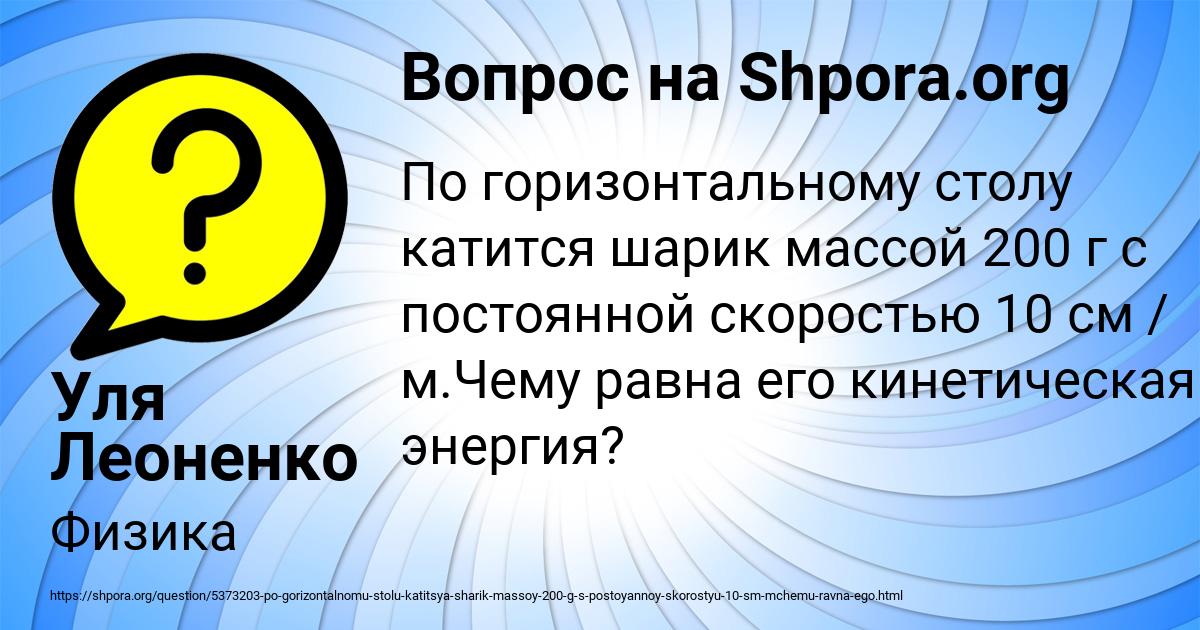 Картинка с текстом вопроса от пользователя Уля Леоненко