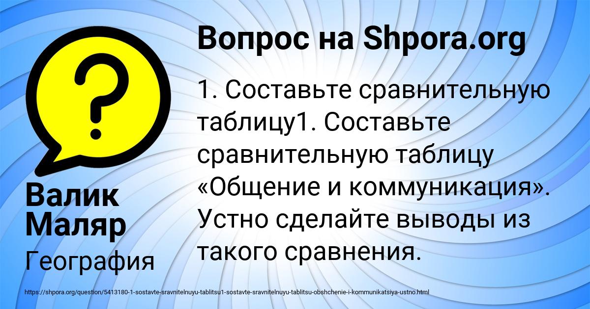 Картинка с текстом вопроса от пользователя Валик Маляр