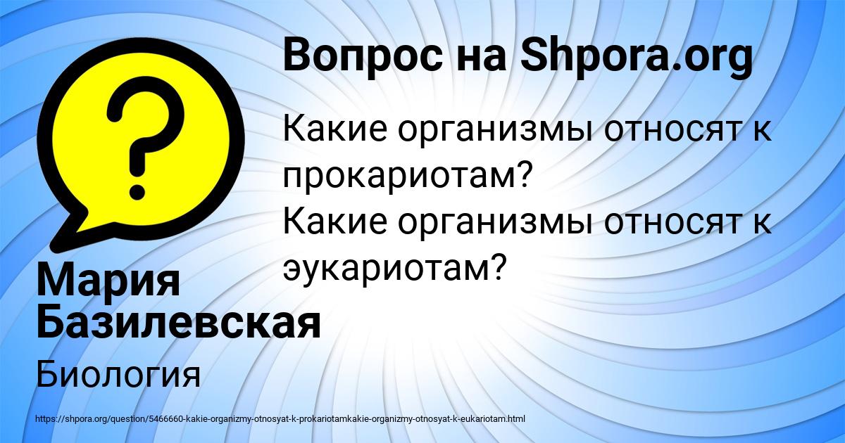 Картинка с текстом вопроса от пользователя Мария Базилевская